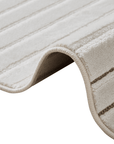 Tapis blanc écru à motifs chevrons  200 x 290 cm AMONA
