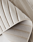 Tapis blanc écru à motifs chevrons  200 x 290 cm AMONA