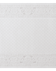 Tapis blanc écru effet moulure parisienne 154 x 230 cm CESAR