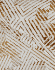 Tapis géométrique beige et marron 160 x 230 cm CARAMEL