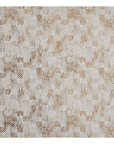 Tapis géométrique beige et marron 160 x 230 cm CARAMEL