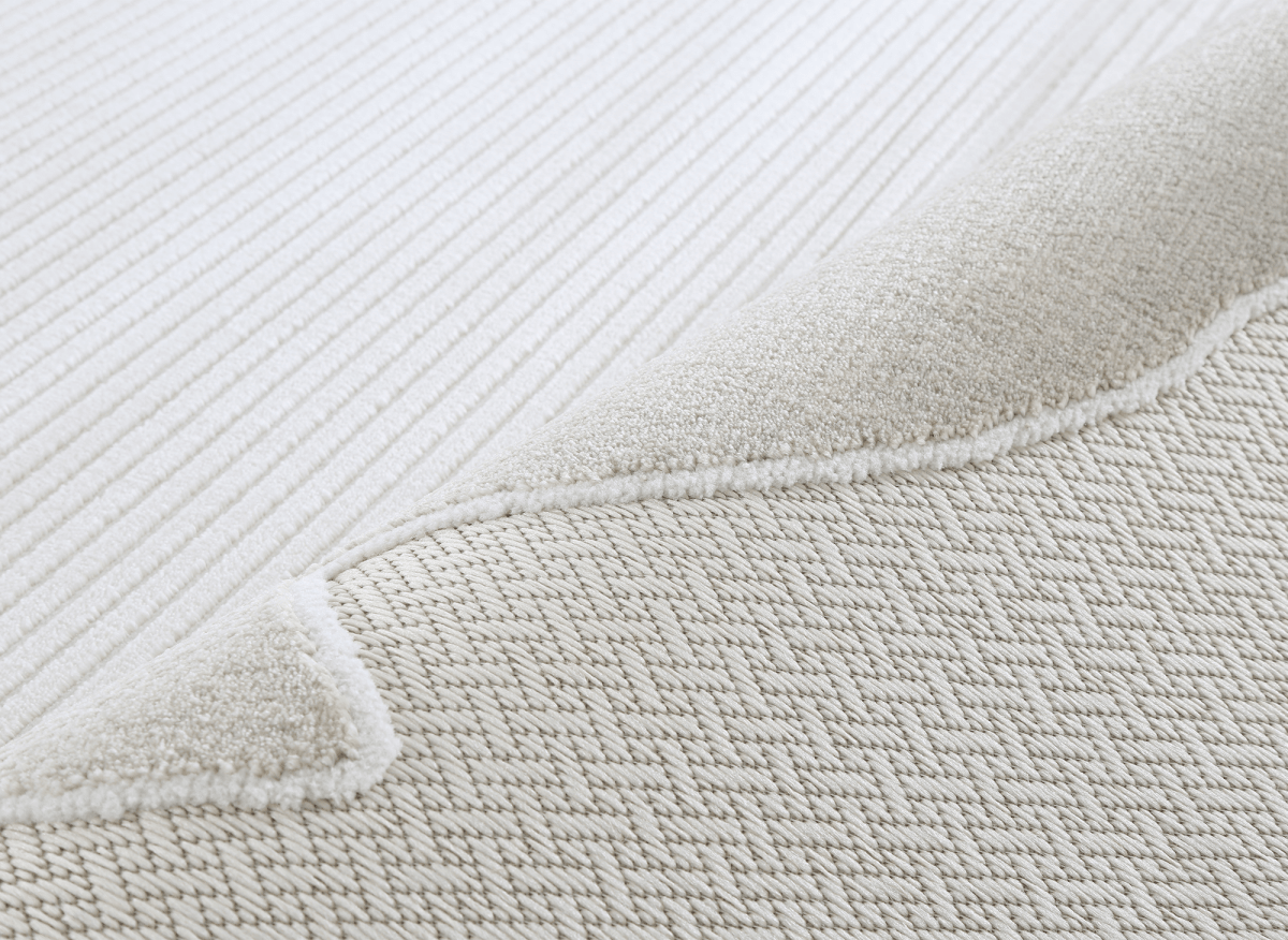 Tapis gris à motif circulaire 160 x 230 cm SYDNEY