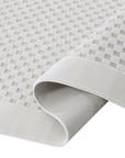 Tapis gris à motifs carreaux 200 x 290 cm MATILA