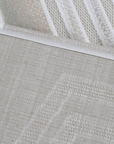 Tapis gris à motifs de lignes 200 x 290 cm PERTONA