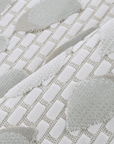 Tapis gris à motifs écailles 200 x 290 cm OLERA