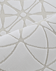 Tapis gris à motifs rosaces 200 x 290 cm SINGAPOUR