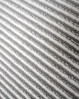 Tapis gris à rayures 160 x 230 cm CLEO