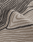 Tapis gris et beige à motifs 160 x 230 cm LYAH