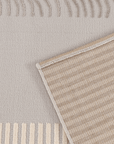 Tapis gris et beige à motifs 200 x 290 cm LYAH