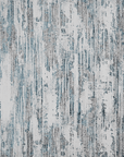 Tapis motif abstrait beige et bleu 160 x 230 cm AURORA